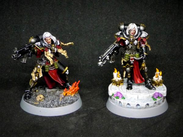 warhammer40k Tariana PalosとAMALIANOVENA Adepta Sororitas, Sister Superior Amalia Novena, Sister